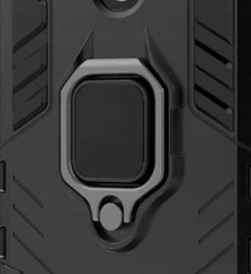 Spacecase X-Ring Redmi Note 9 Czarny