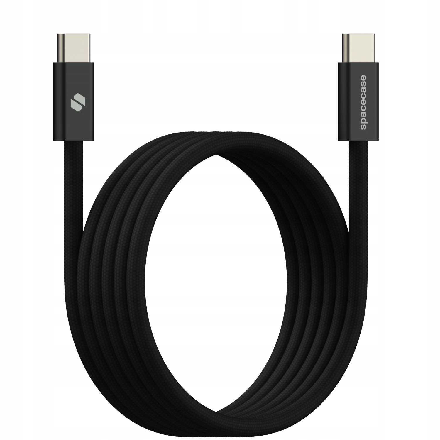 Spacecase USB-C to USB-C Magnetic Cable 1M 100W CL06 black