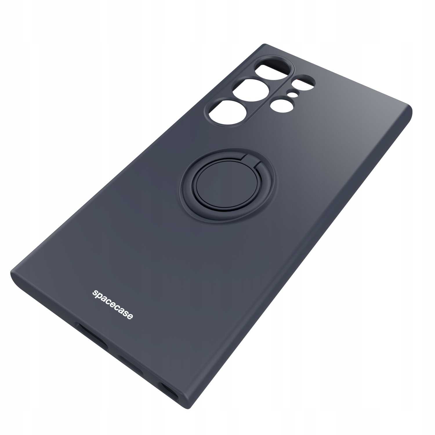 Spacecase Silicone Ring Galaxy S24 Ultra black