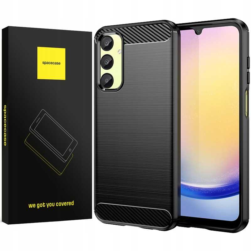 Spacecase Carbon Galaxy A25 5G black