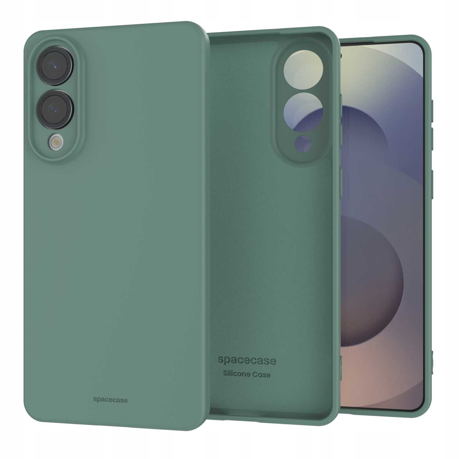 Spacecase Silicone Case 3.0 Galaxy S25 Edge Dark Green