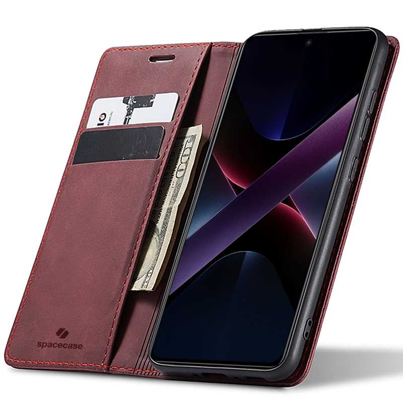 Spacecase Wallet Poco X7 Pro 5G Red