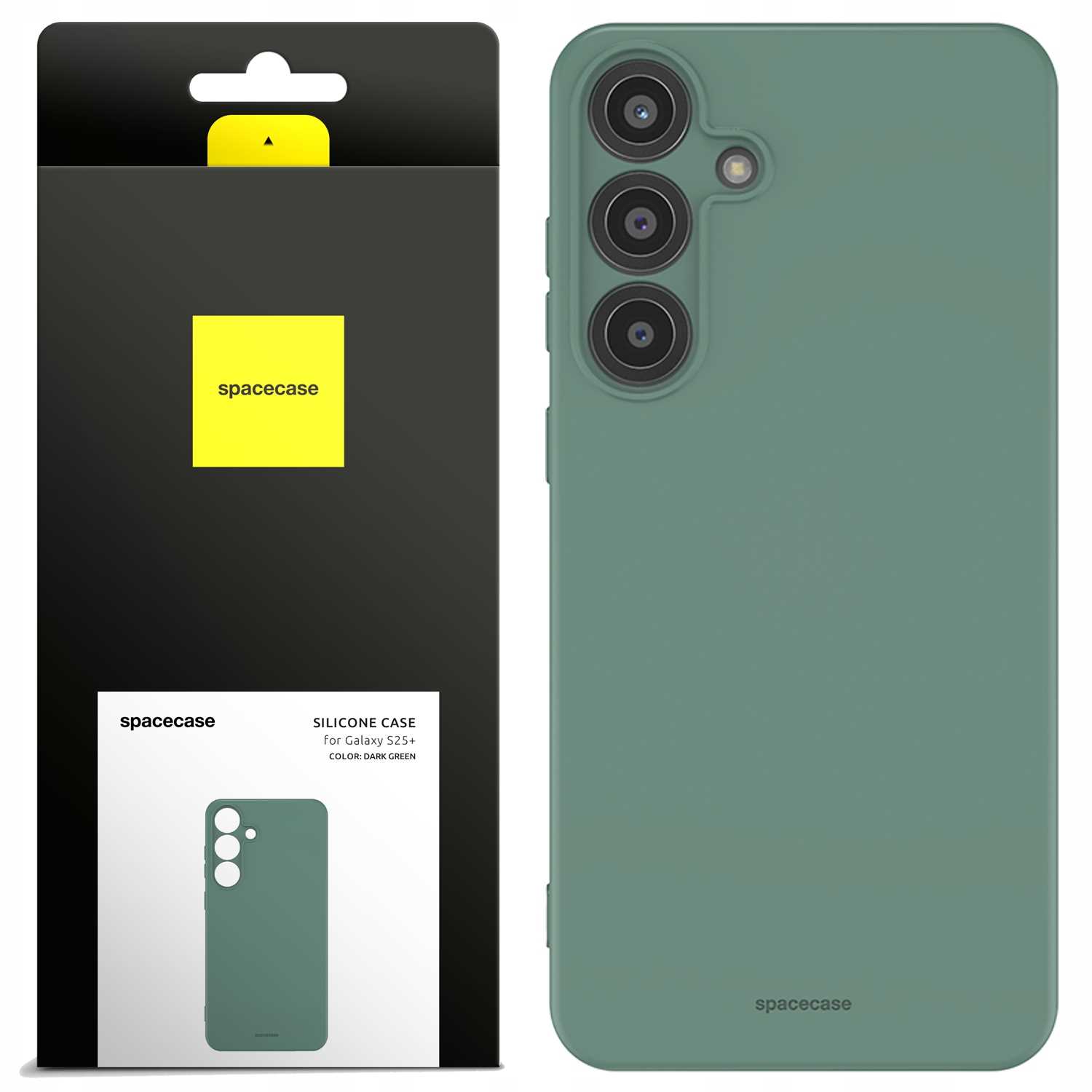 Spacecase Silicone Case 3.0 Galaxy S25+ dark green