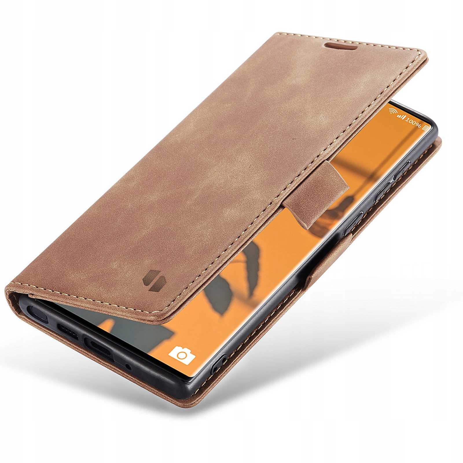 Spacecase Wallet Galaxy Note 20 Ultra Light Brown