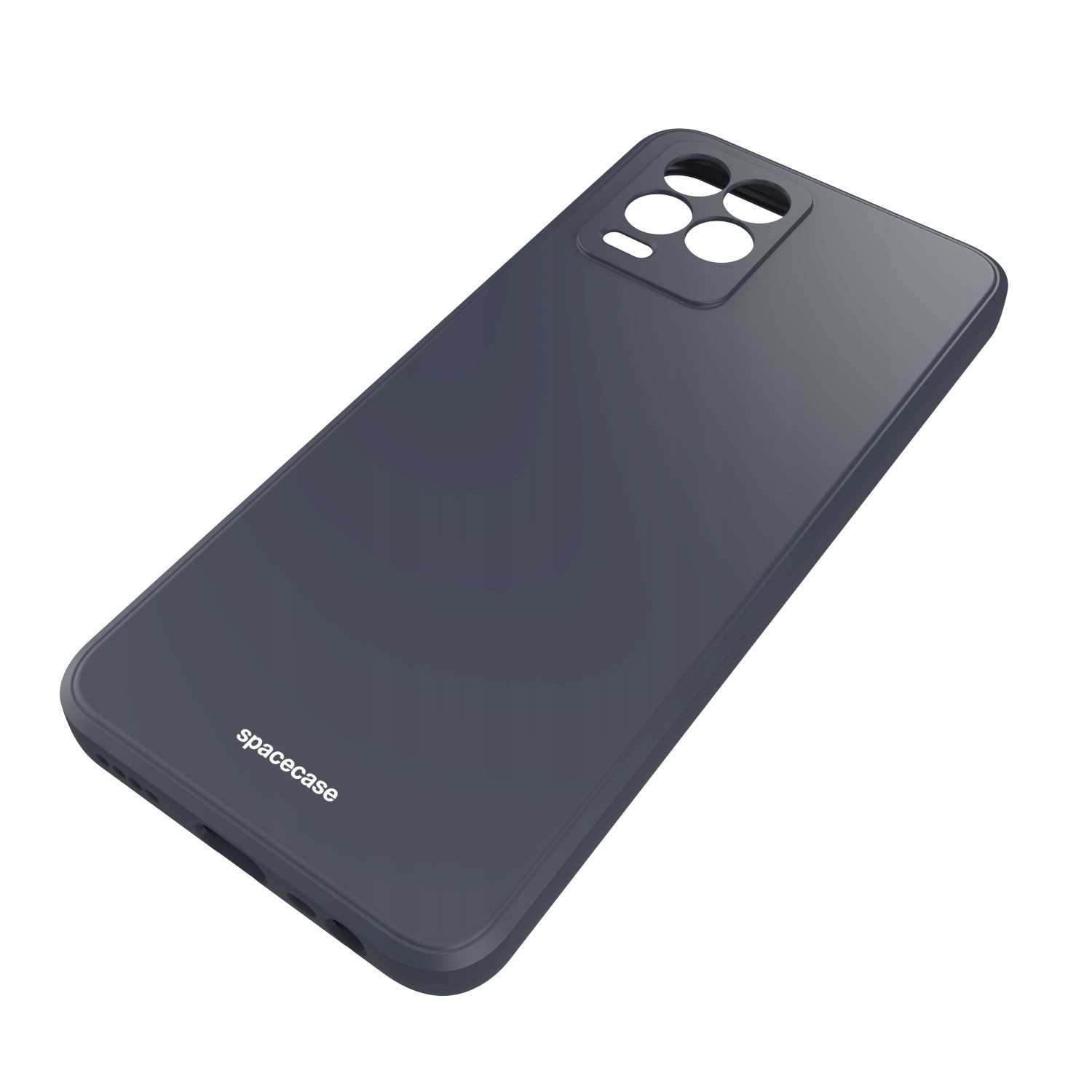 Spacecase Silicone Case Realme 8/8 Pro Black