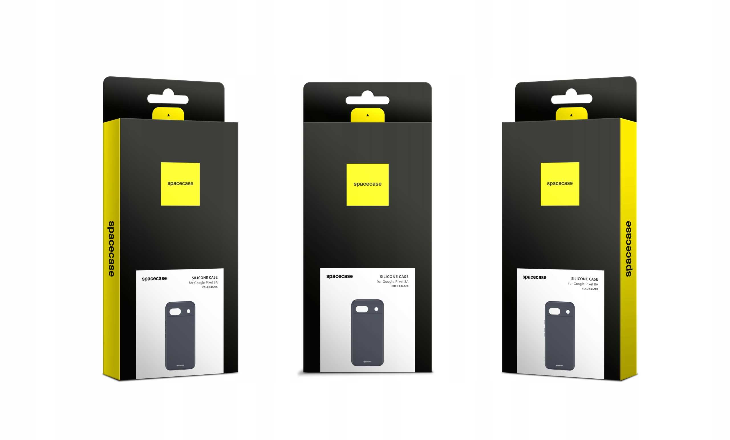 Spacecase Silicone Case Google Pixel 8A black