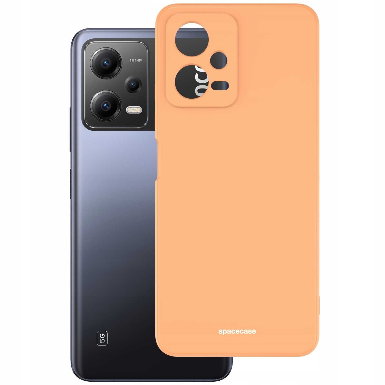 Spacecase Silicone Case Poco X5 5G/Redmi Note 12 5G Orang