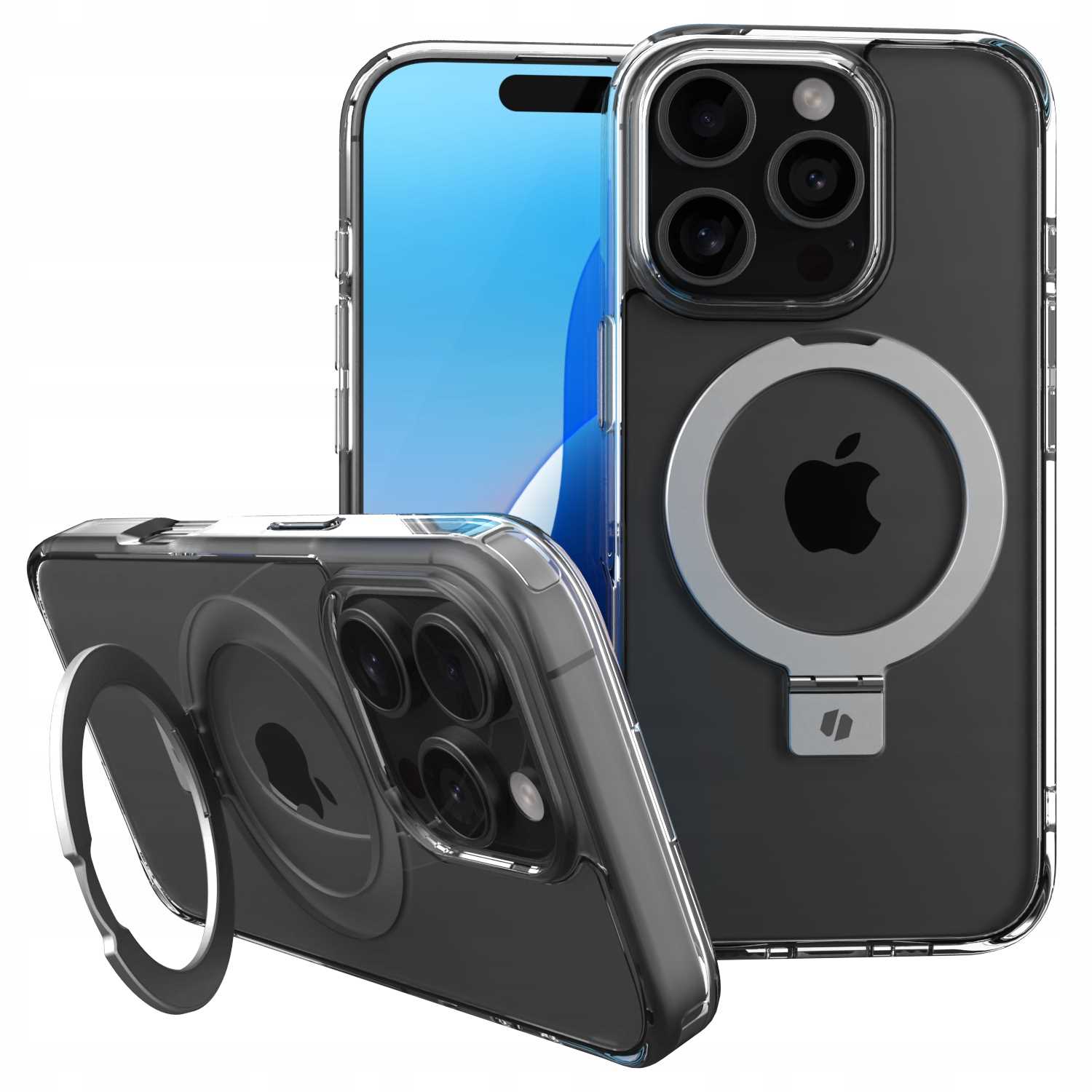 Spacecase Ring Pro Mag iPhone 16 Pro clear