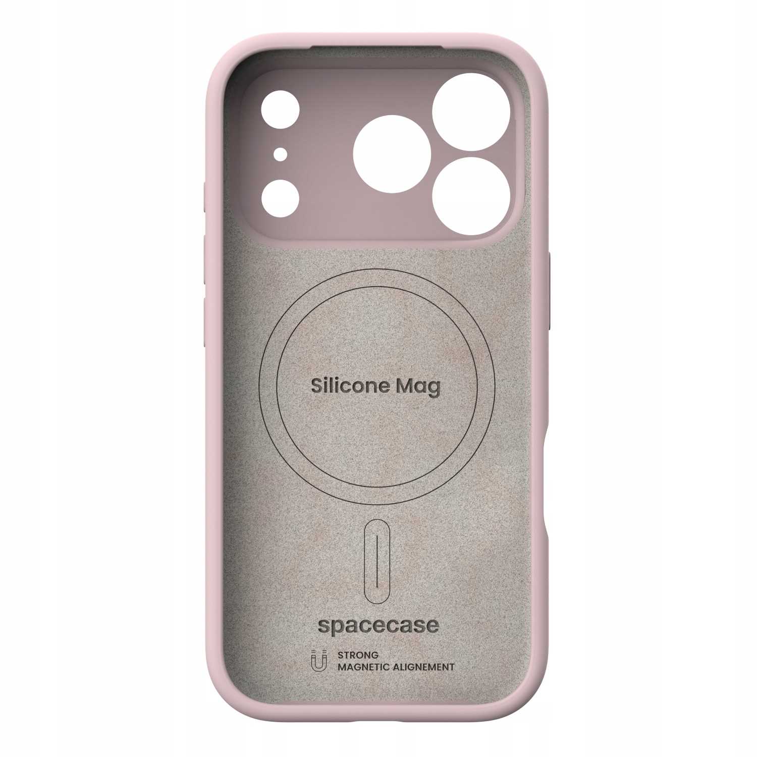 Spacecase Silicone Mag iPhone 17 Pro baby pink