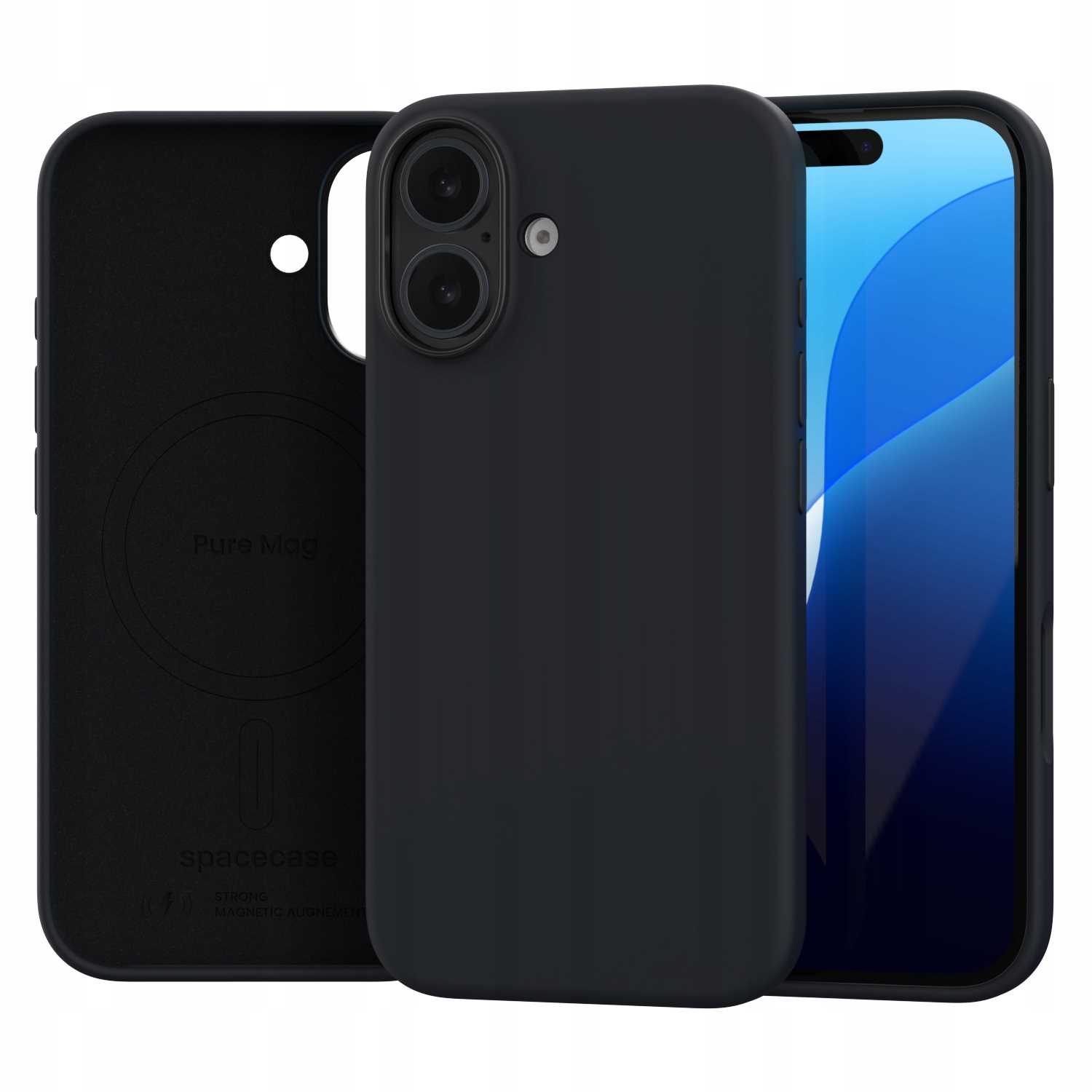 Spacecase Pure Mag Iphone 16 Black