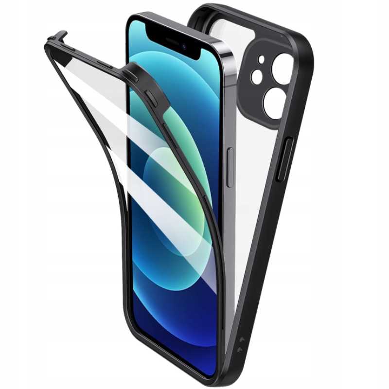 Spacecase Beetle 360 iPhone 12 czarny