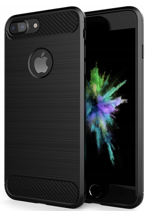 Spacecase Carbon iPhone 7/8 Plus czarny