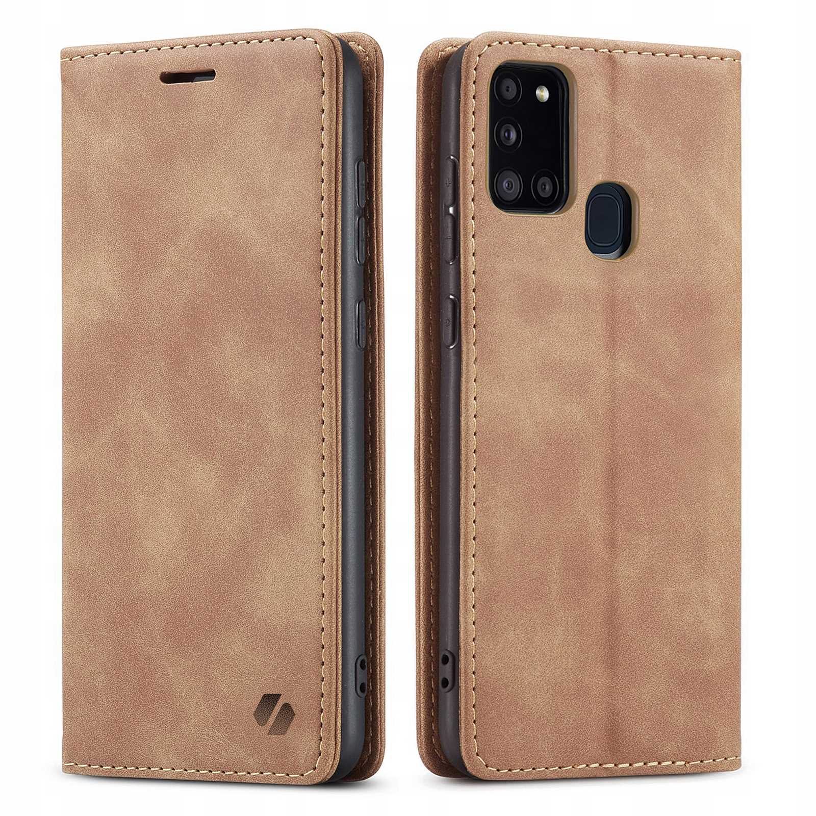 Spacecase Wallet Galaxy A21s light brown