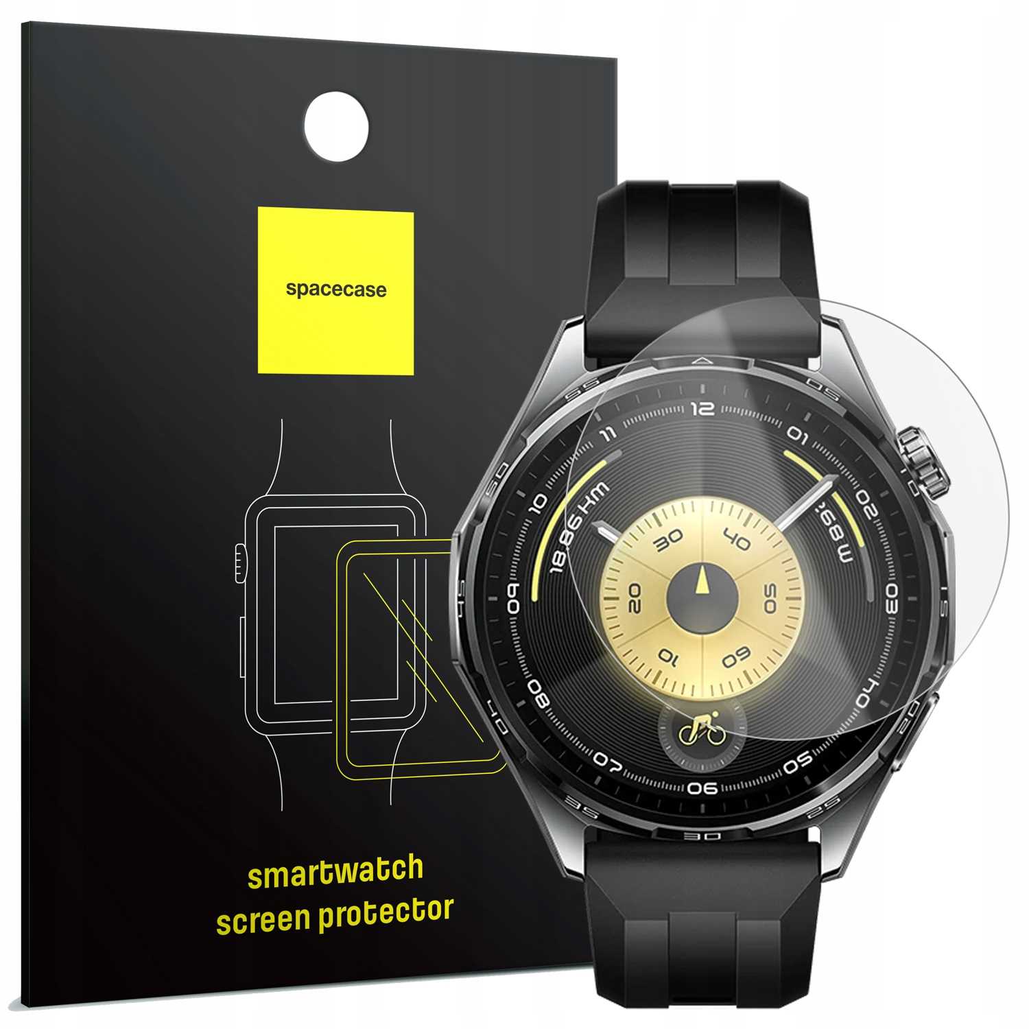 Spacecase SW Glass 2.5D Huawei Watch GT6 46mm