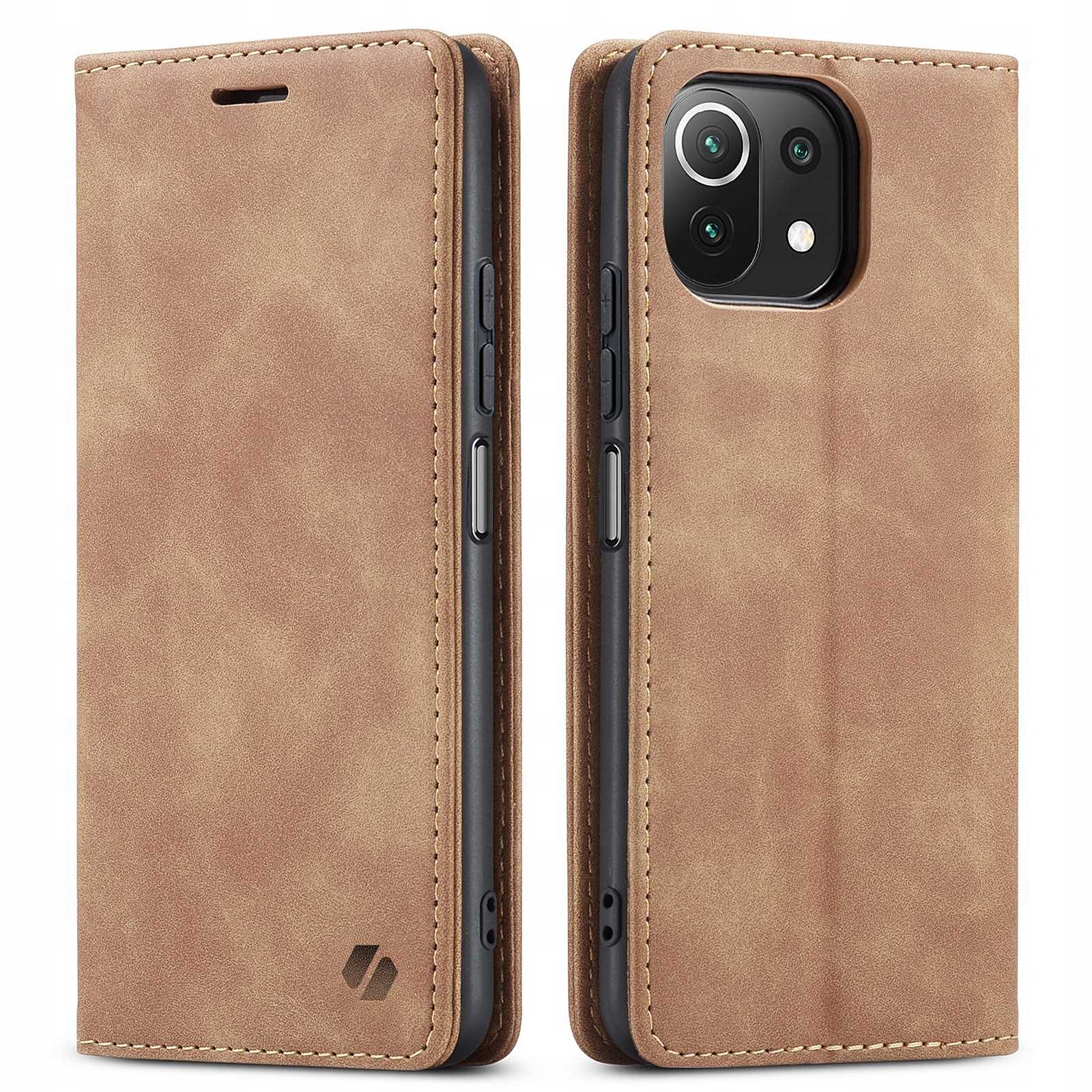 Spacecase Wallet Mi 11 Lite/5G NE light brown