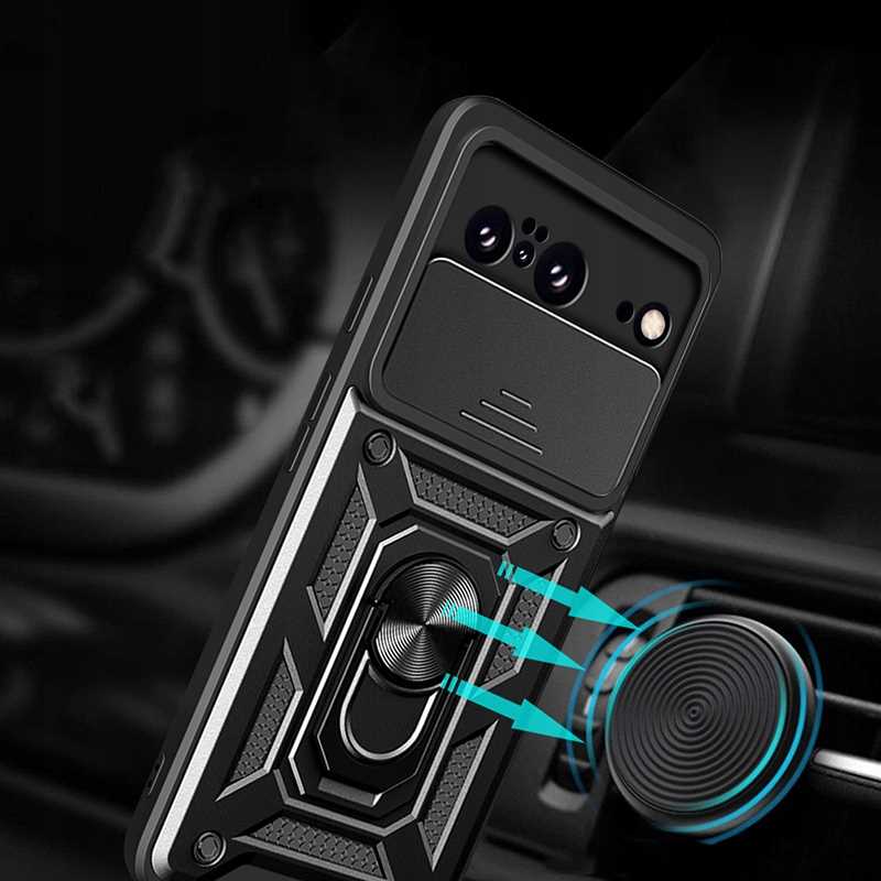 Spacecase Camring Google Pixel 8 black