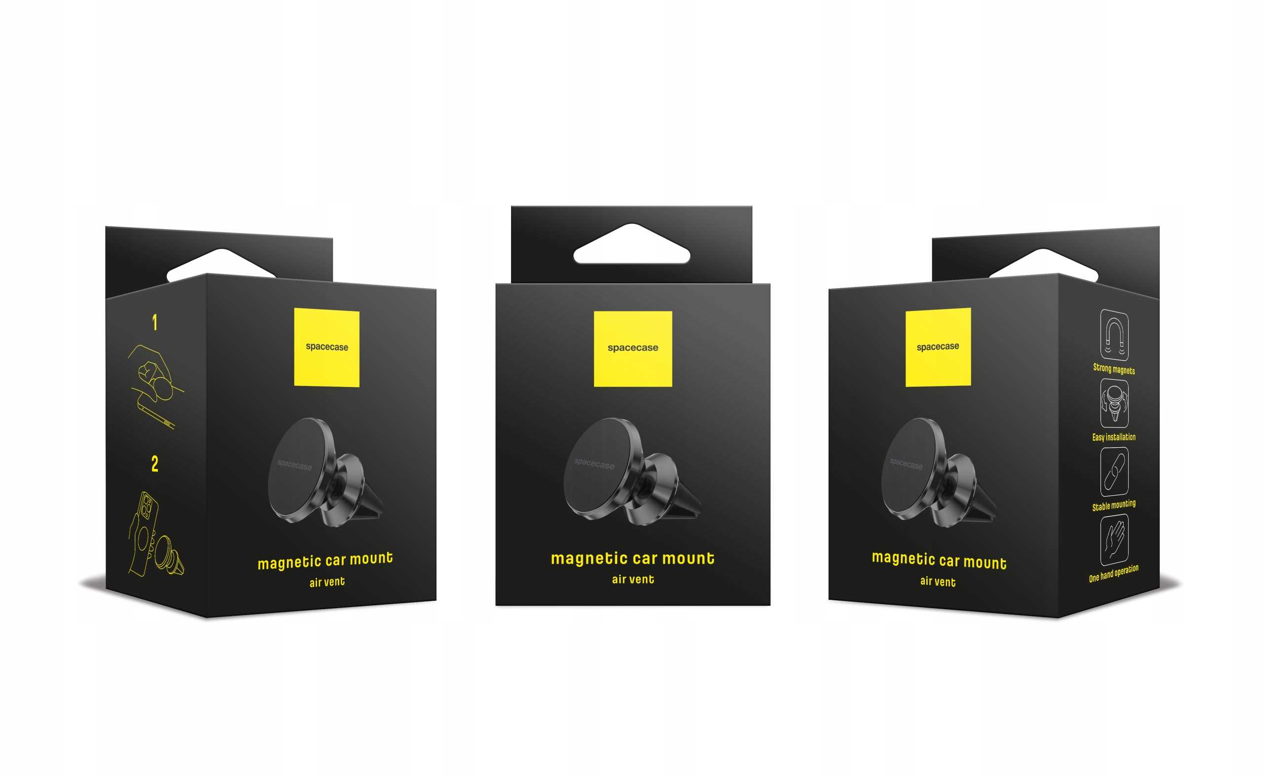 Spacecase Car Holder SC02 Air Vent Magnetic black