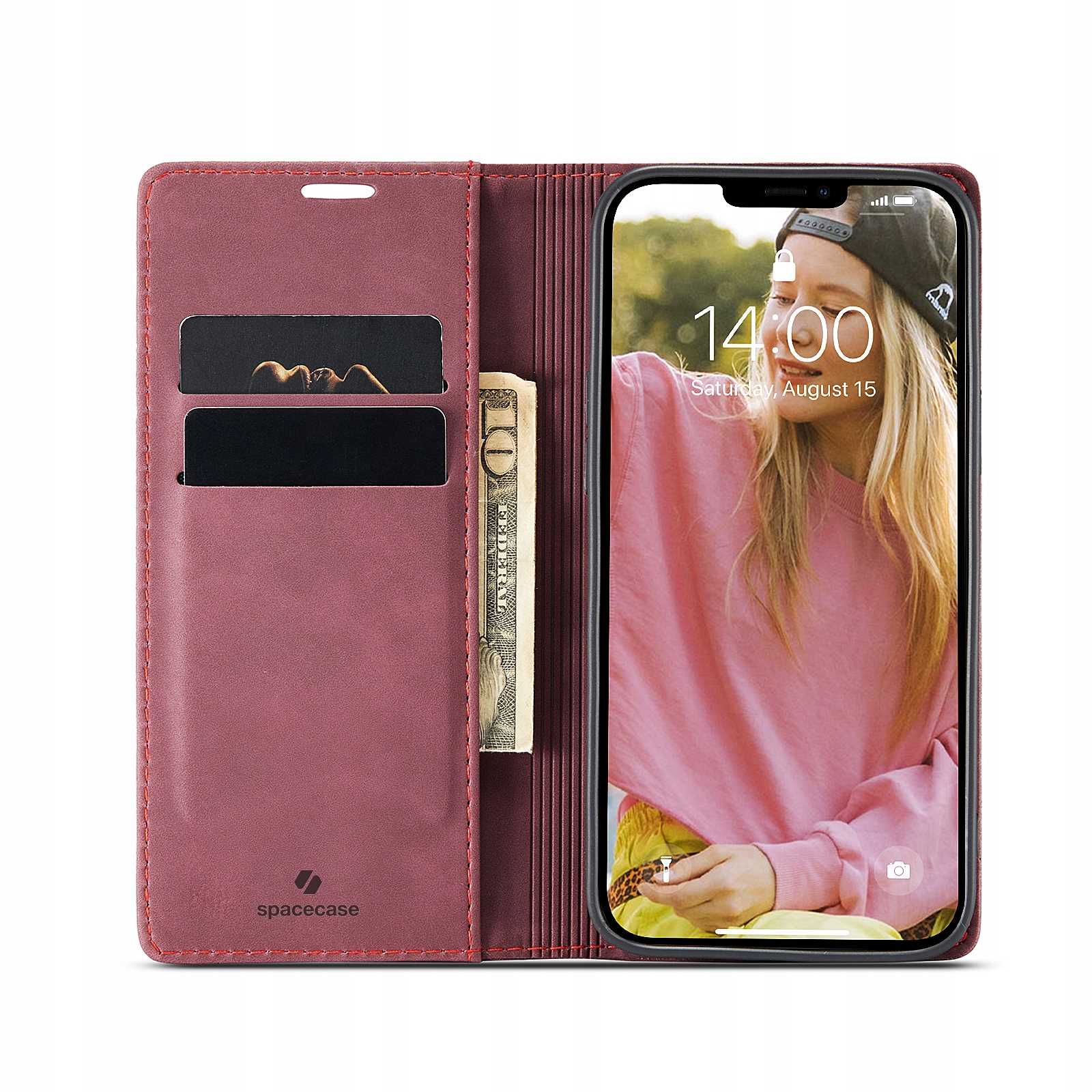 Spacecase Wallet Iphone 13 Red