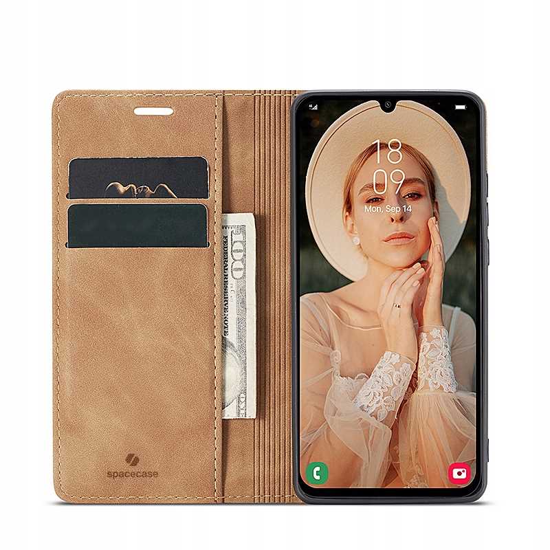 Spacecase Wallet Galaxy A35 5G Light Brown
