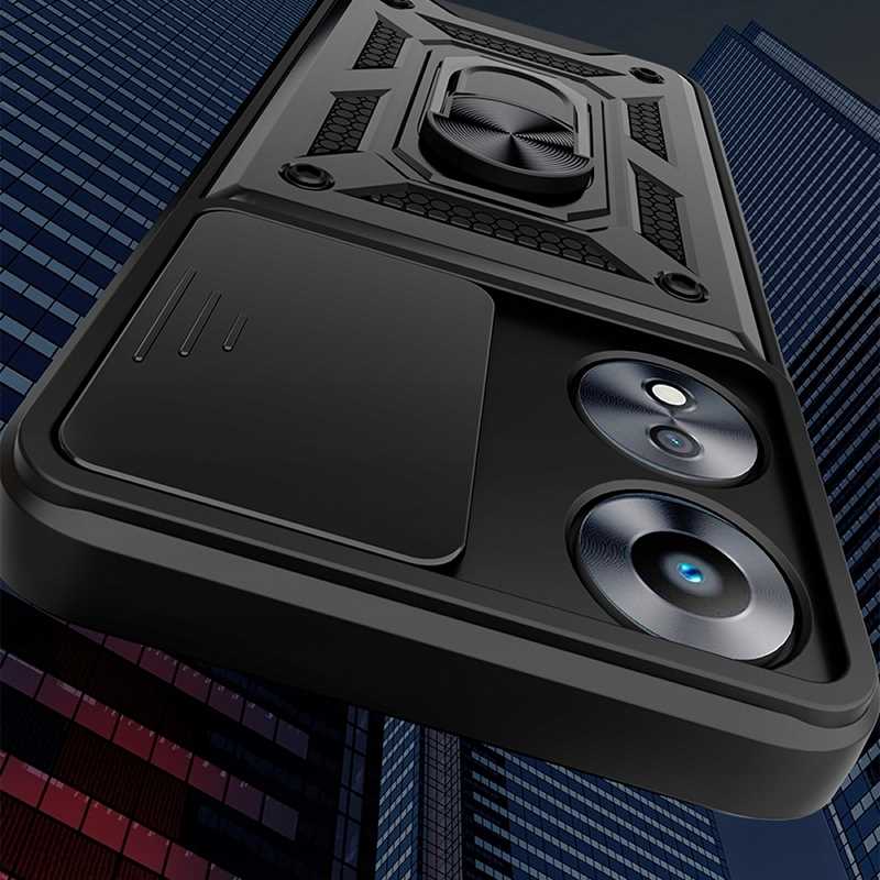 Spacecase Camring Oppo A58 4G Black