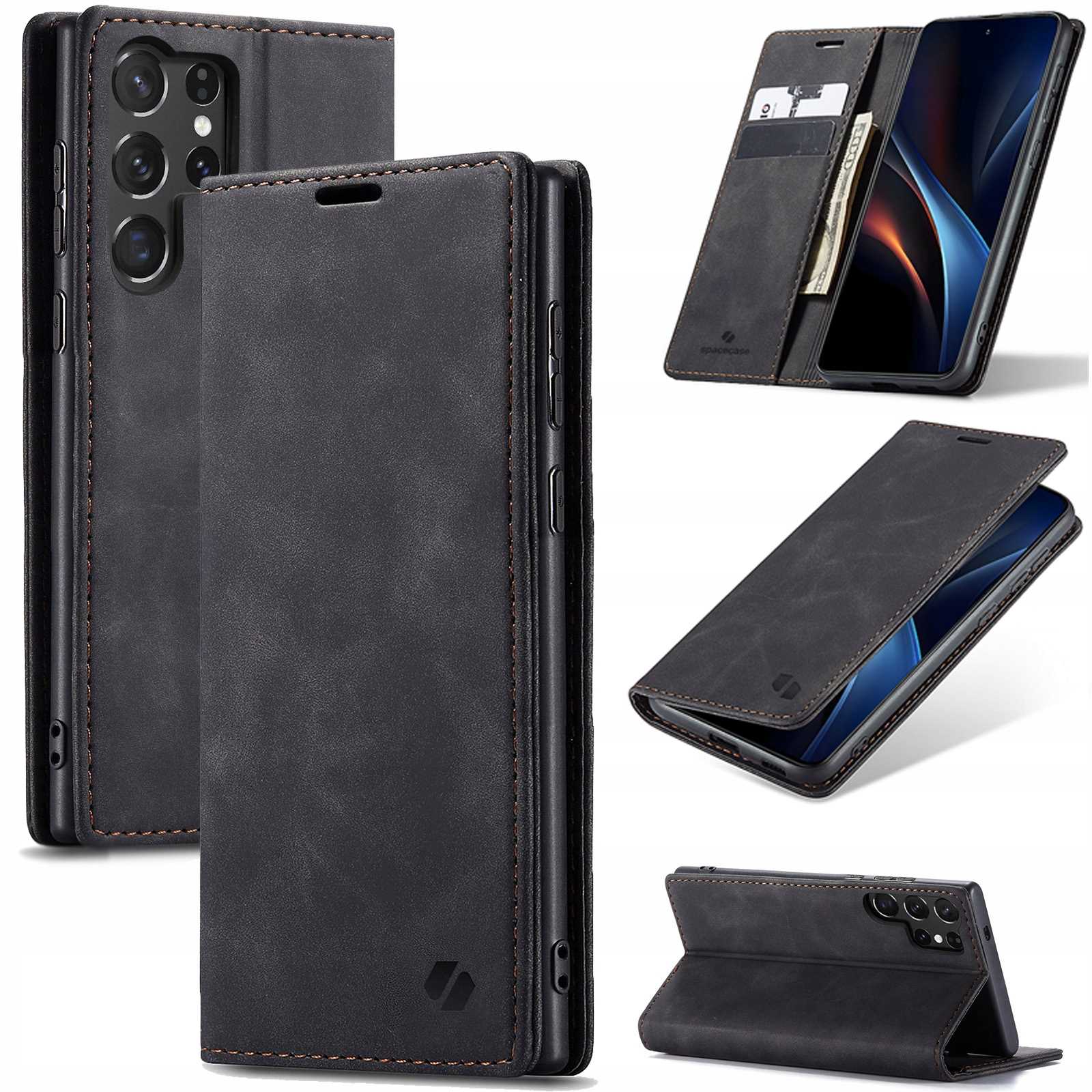 Spacecase Wallet Galaxy S25 Ultra black