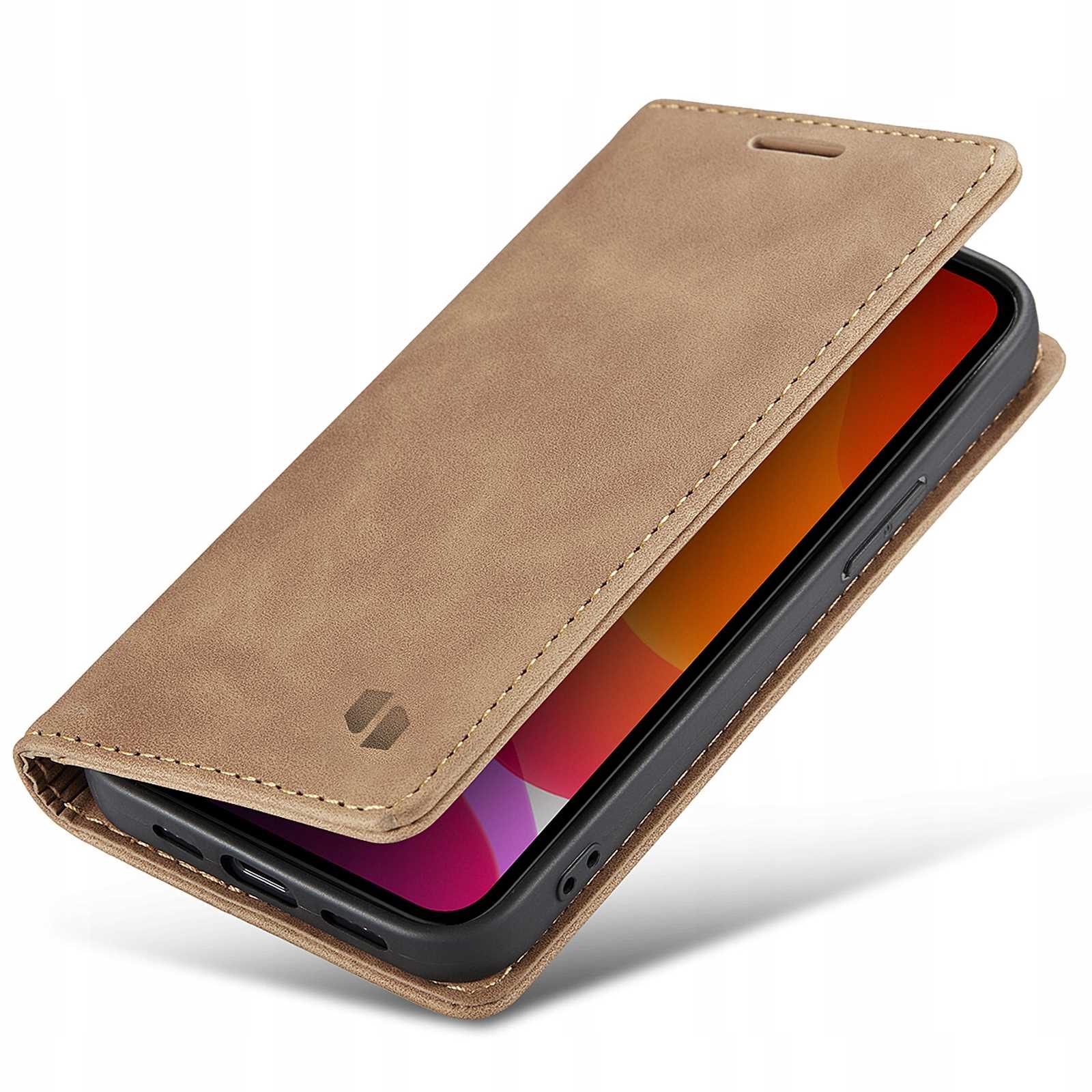 Spacecase Wallet iPhone 12 Mini light brown