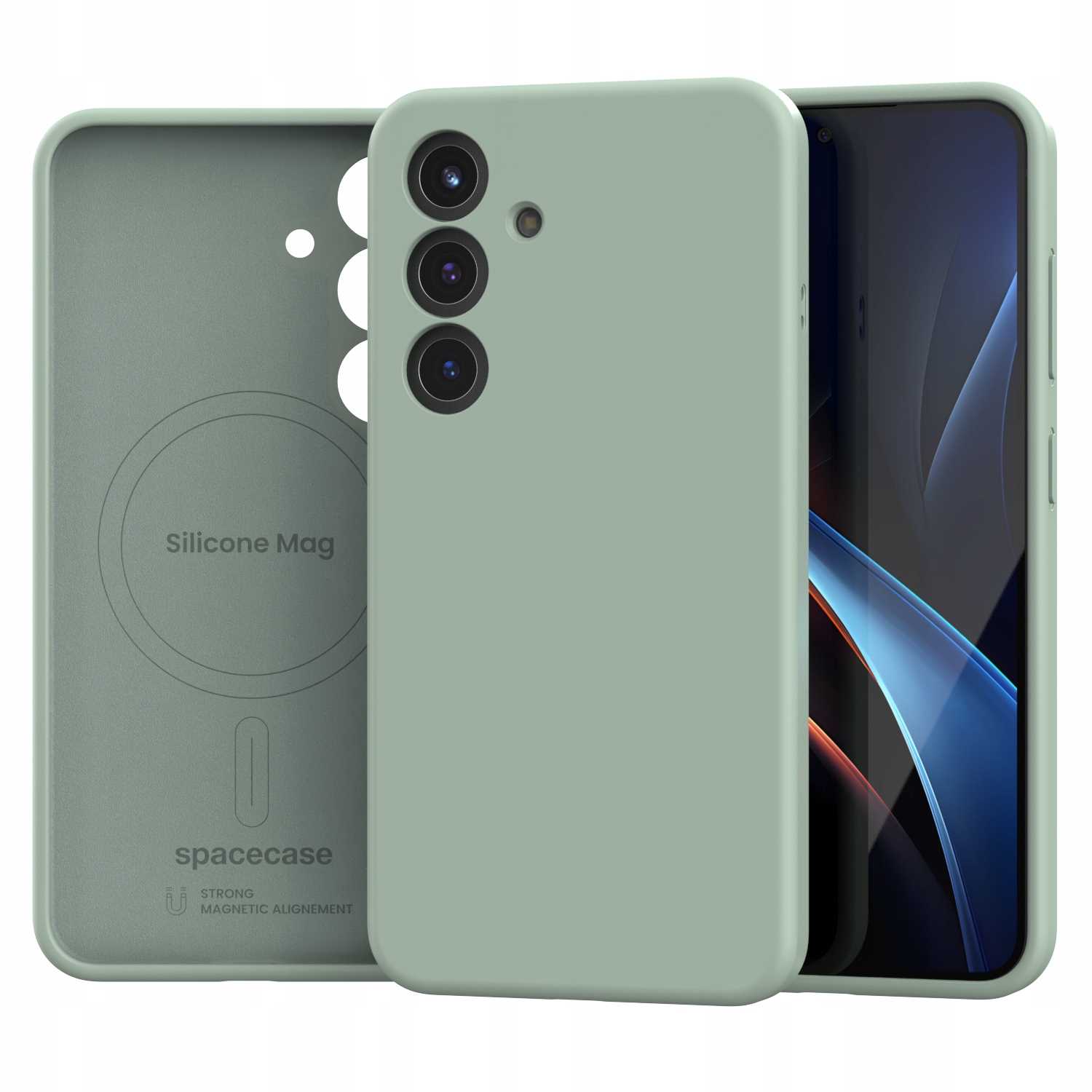 Spacecase Silicone Mag Galaxy S25 Mint