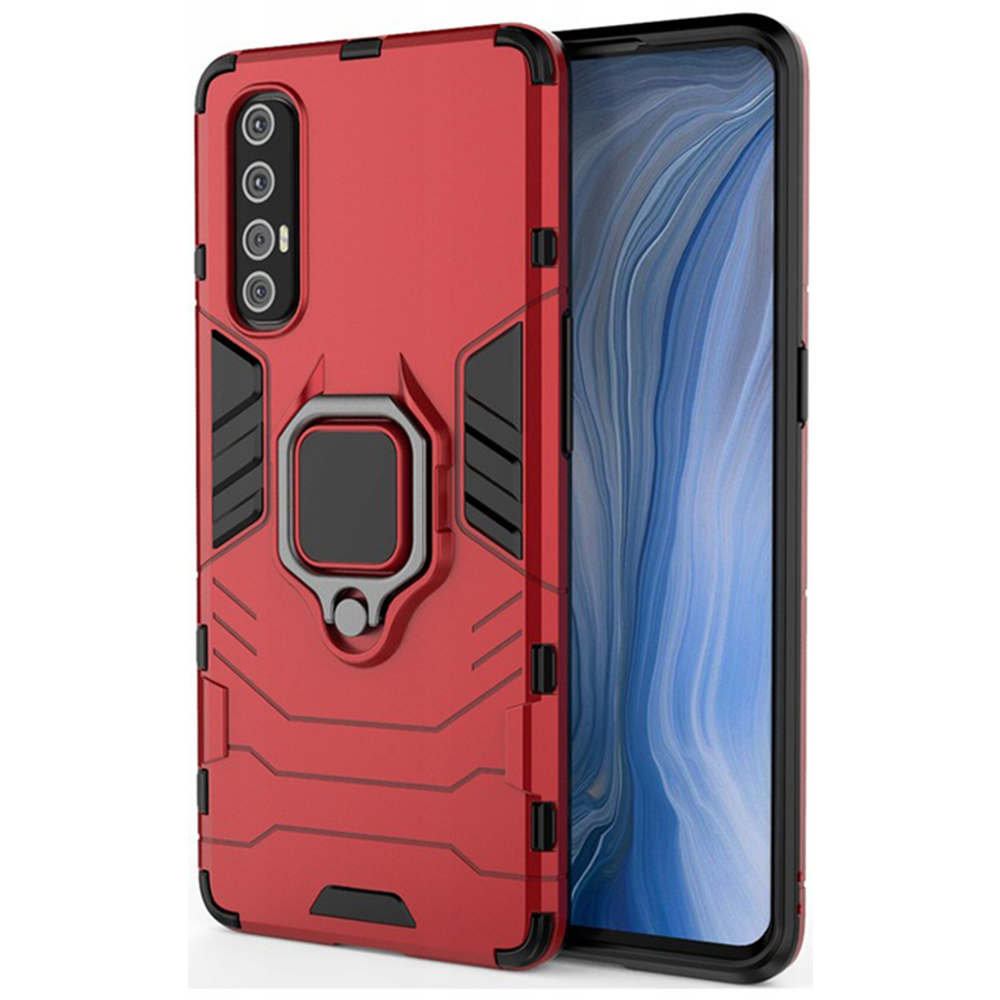 Spacecase X-Ring Oppo Reno 3 Pro Czerwony