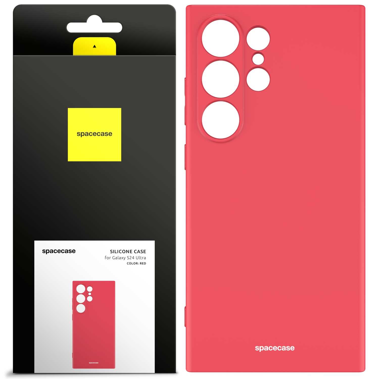 Spacecase Silicone Case Galaxy S24 Ultra Red