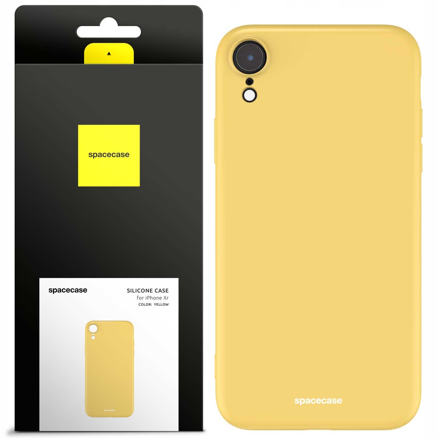 Spacecase Silicone Case iPhone Xr yellow