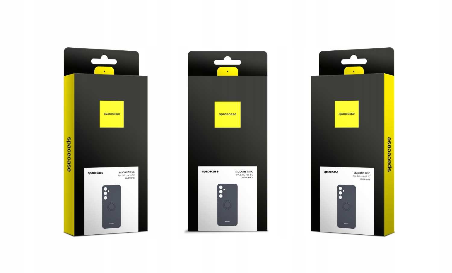 Spacecase Silicone Ring Galaxy A55 5G Black