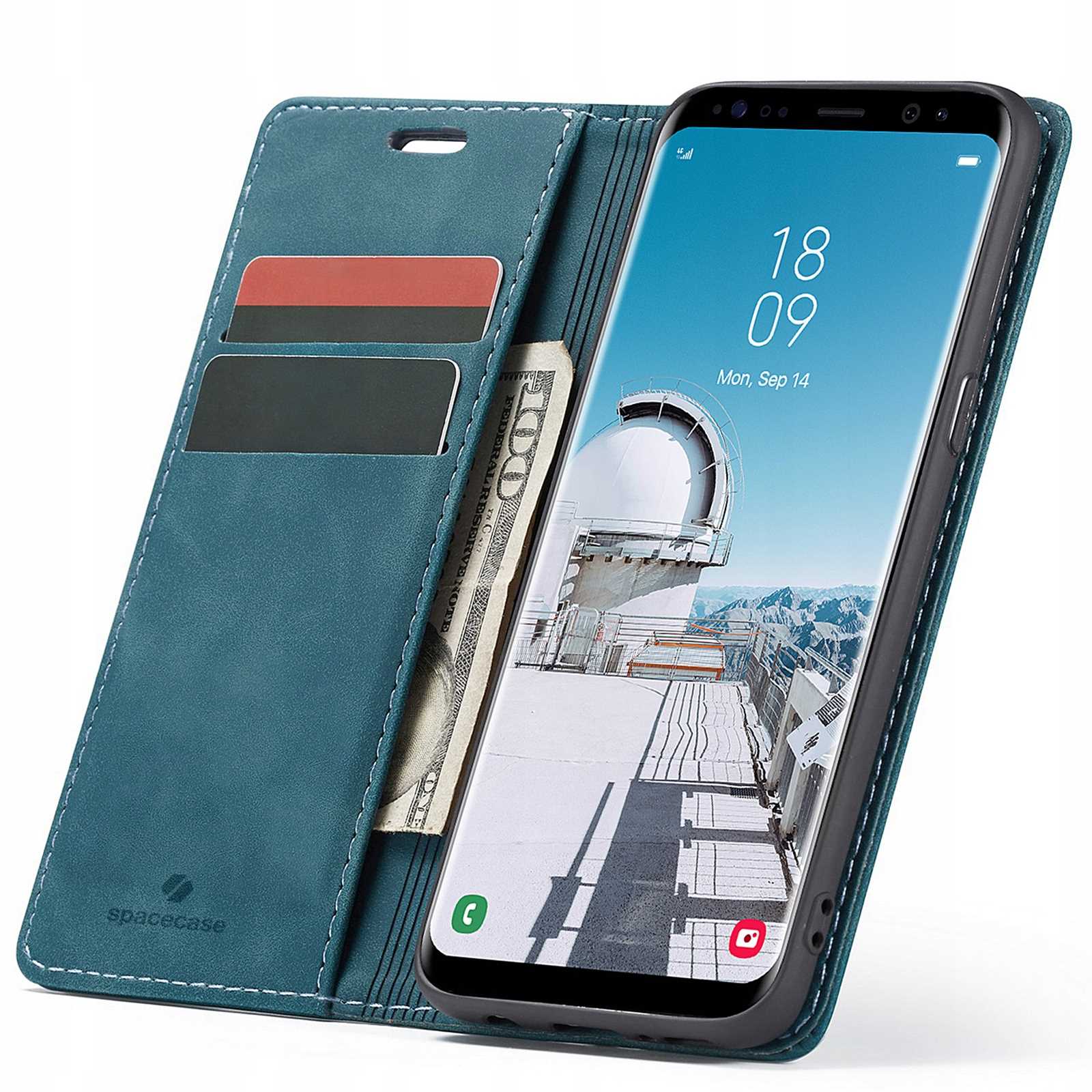 Spacecase Wallet Galaxy S8 blue
