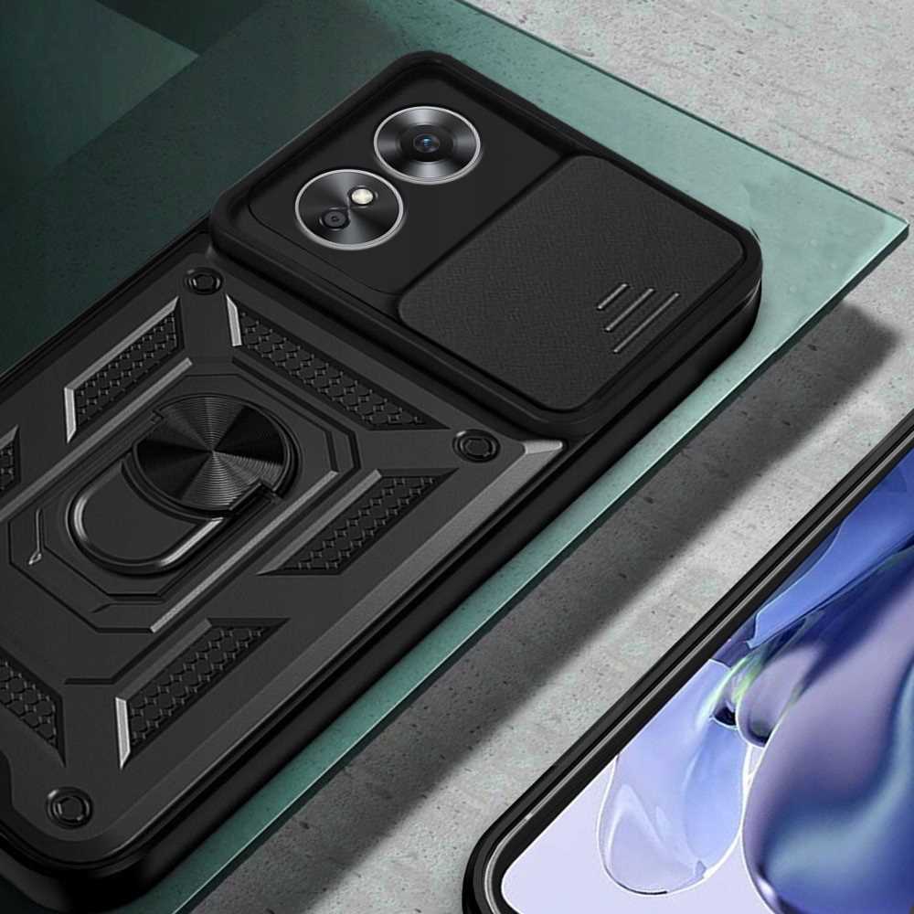 Spacecase Camring Oppo A17 black