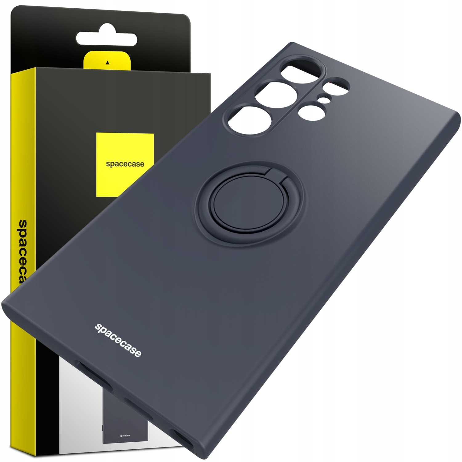 Spacecase Silicone Ring Galaxy S24 Ultra black