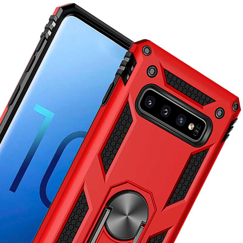 Spacecase Ring Nx Galaxy S10+ Czerwony