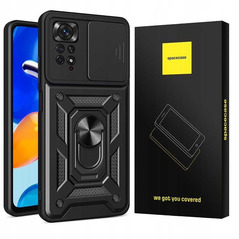 Spacecase Camring Redmi Note 11 Pro 5G Black