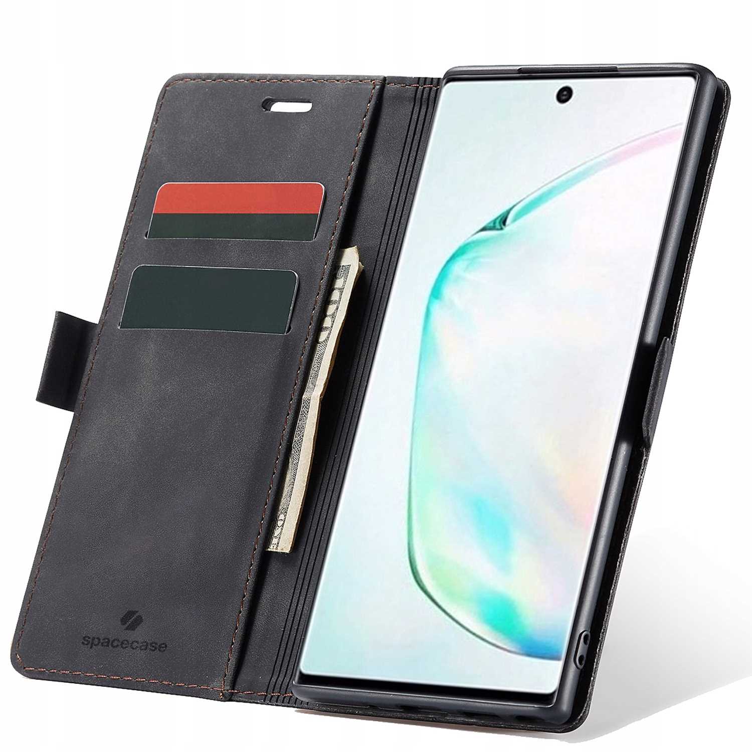 Spacecase Wallet Galaxy Note 10+ black