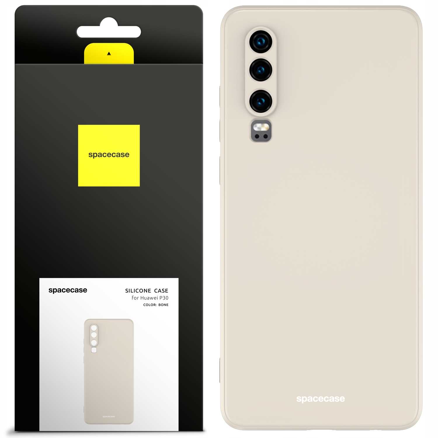Spacecase Silicone Case Huawei P30 Bone