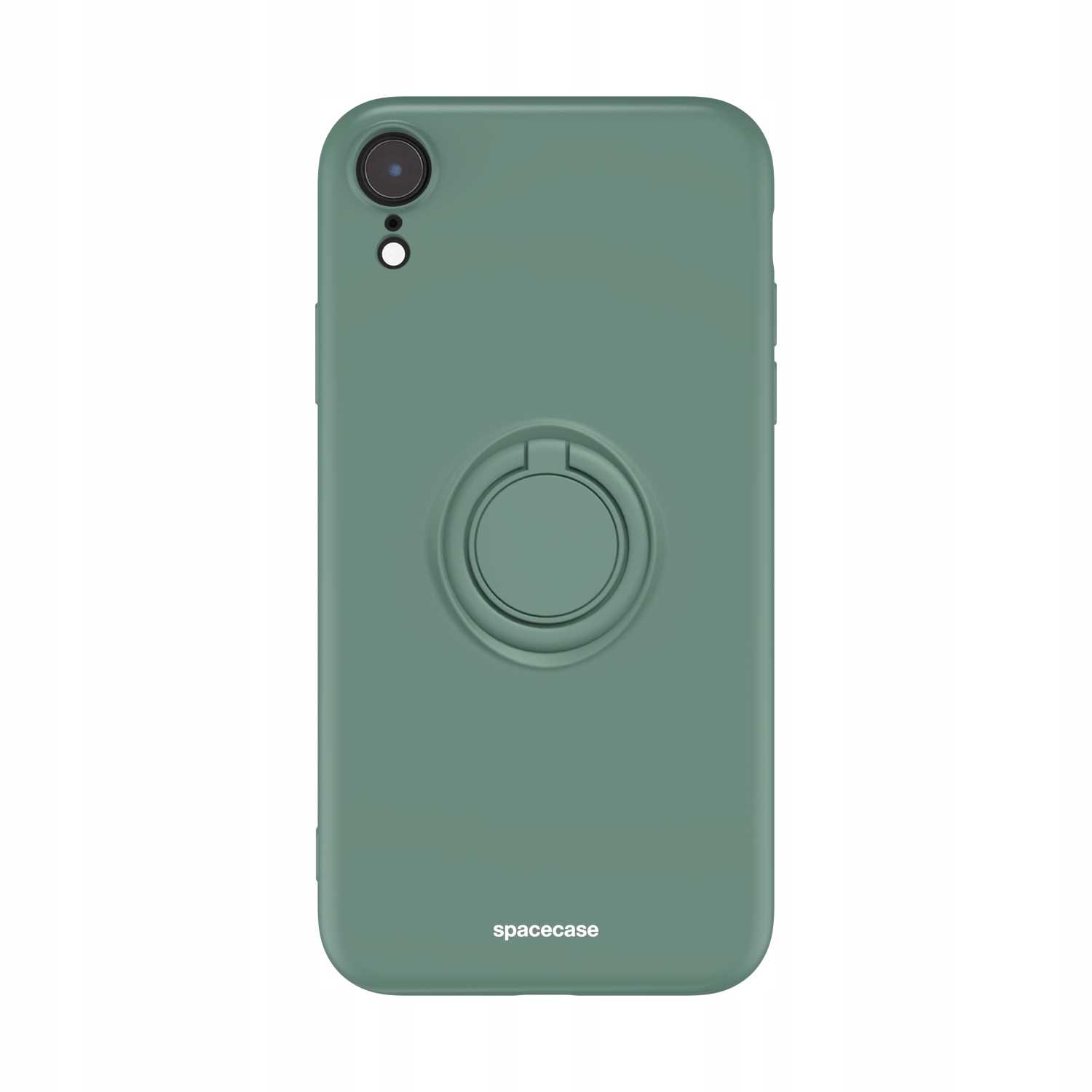 Spacecase Silicone Ring iPhone Xr dark green