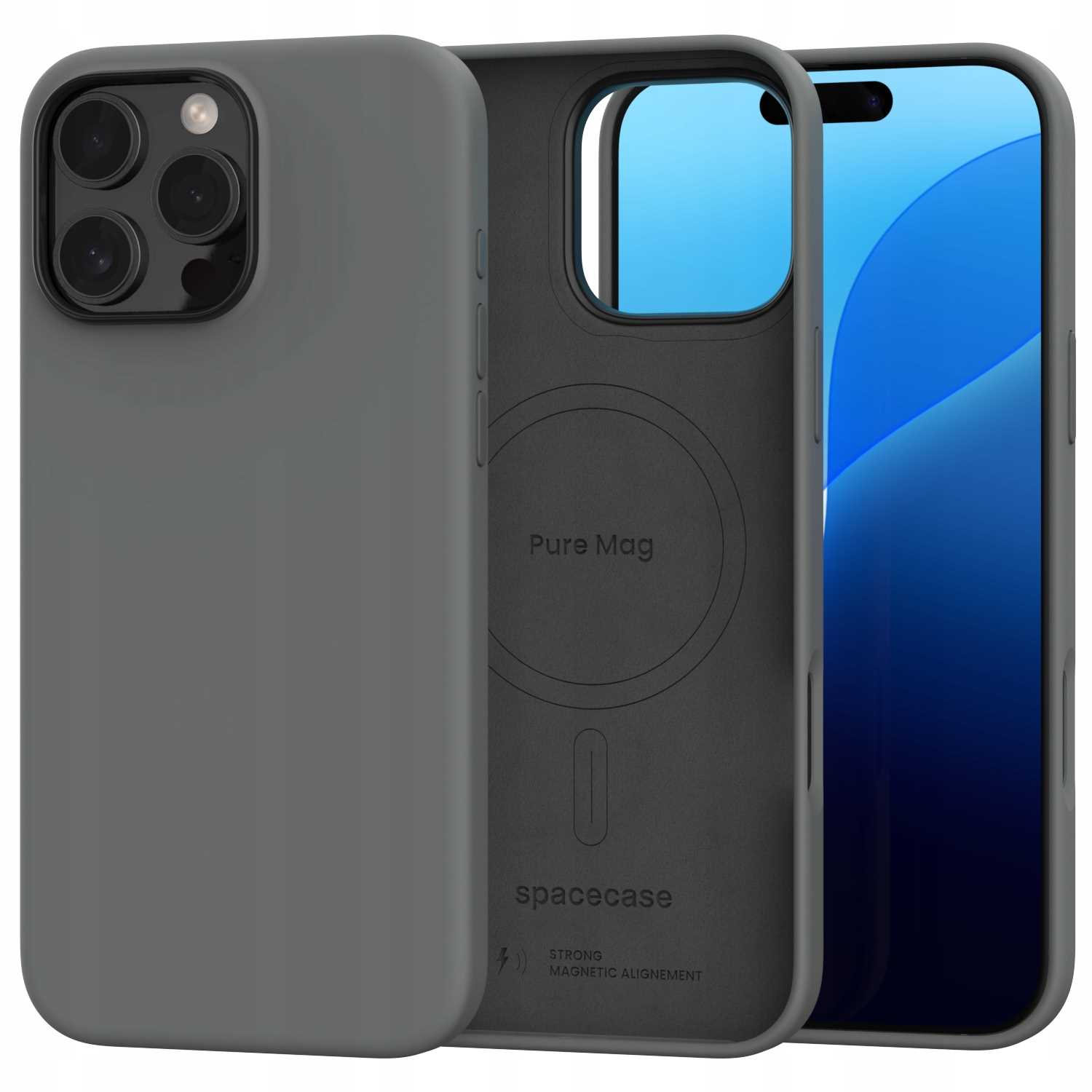 Spacecase Pure Mag Iphone 16 Pro Max Gray