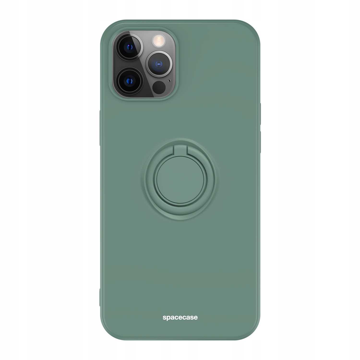 Spacecase Silicone Ring iPhone 12 Pro Max dark green