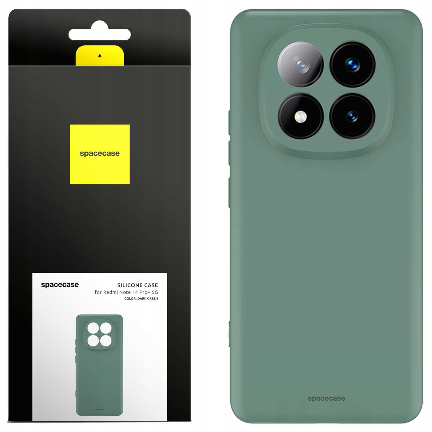 Spacecase Silicone Case 3.0 Redmi Note 14 Pro+ 5G Green
