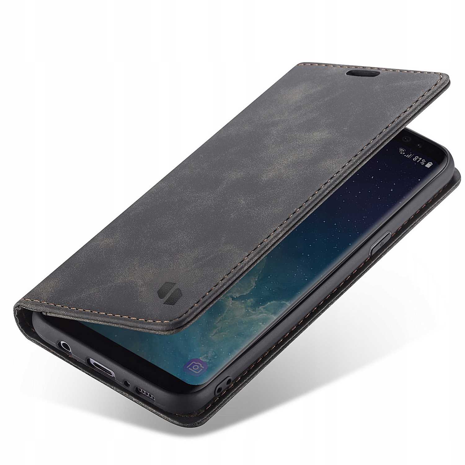 Spacecase Wallet Galaxy S8+ Black