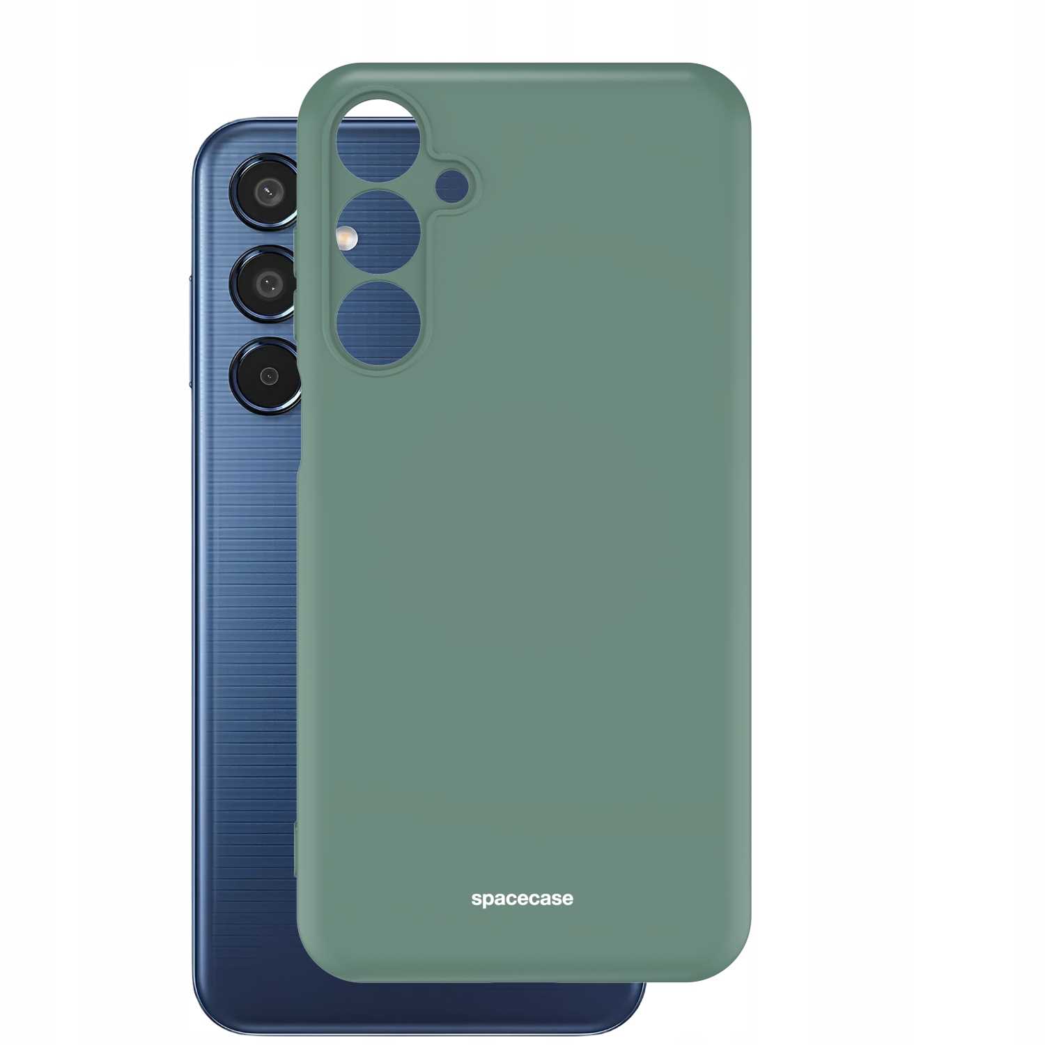 Spacecase Silicone Case Galaxy M35 5G dark green