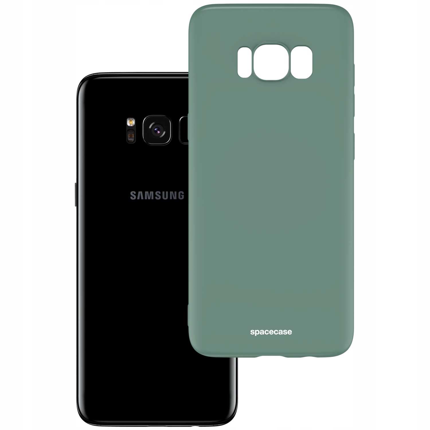 Spacecase Silicone Case Galaxy S8 Dark Green