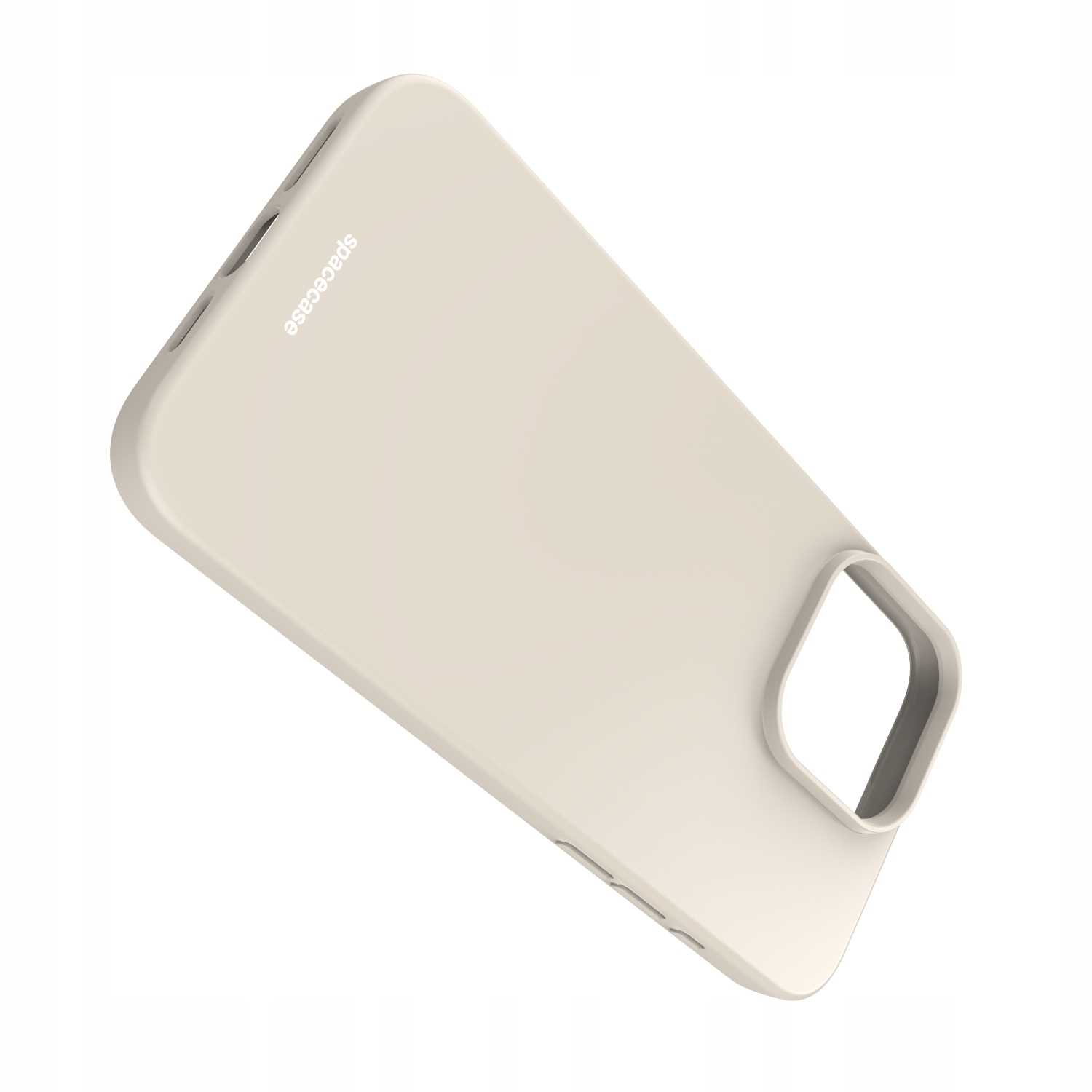 Spacecase Silicone Case iPhone 15 Pro Max bone