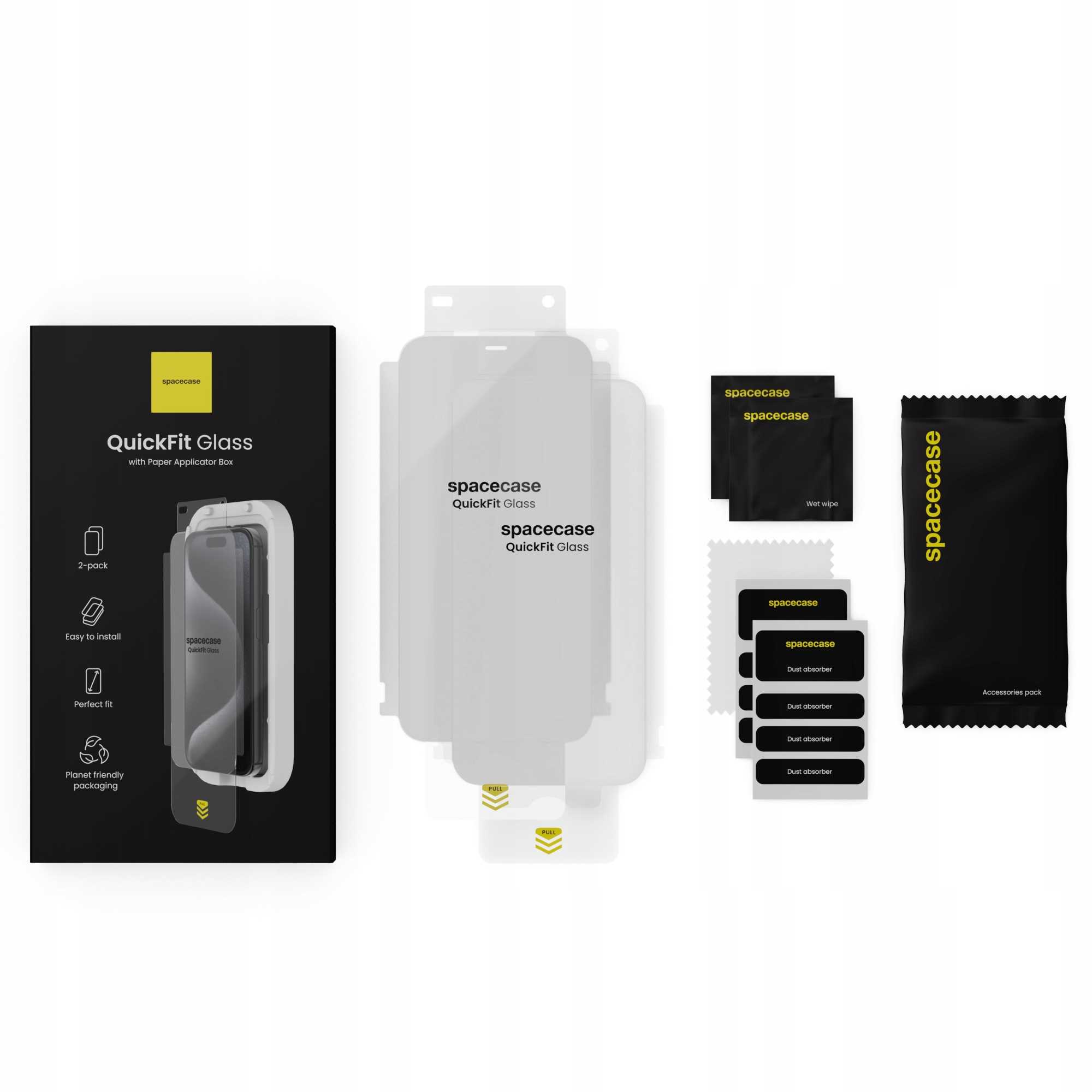 Spacecase QuickFit Glass iPhone 12 Pro Max