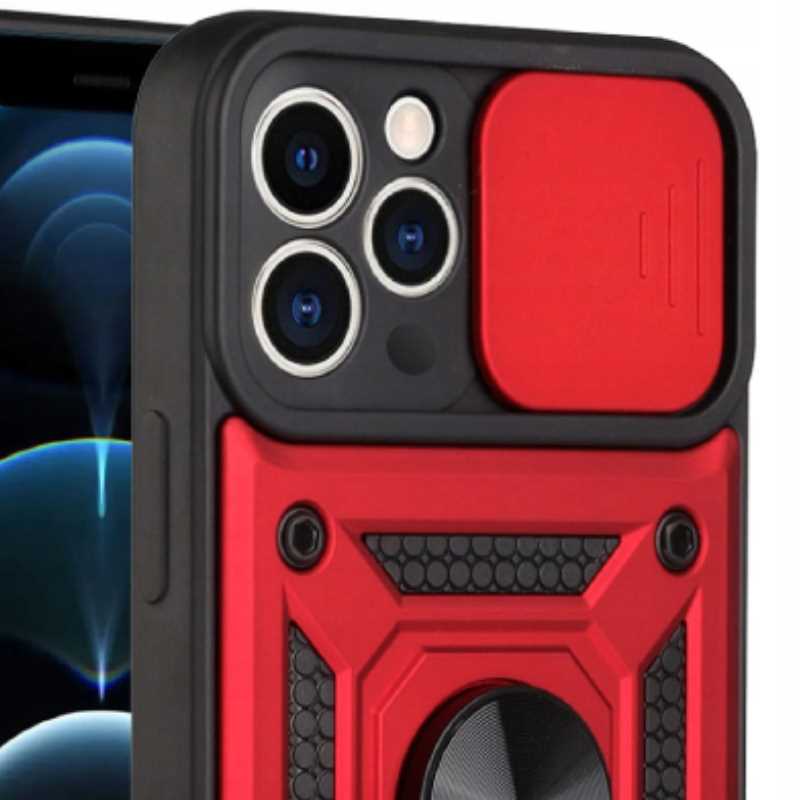 Spacecase Camring Iphone 12 Pro Red