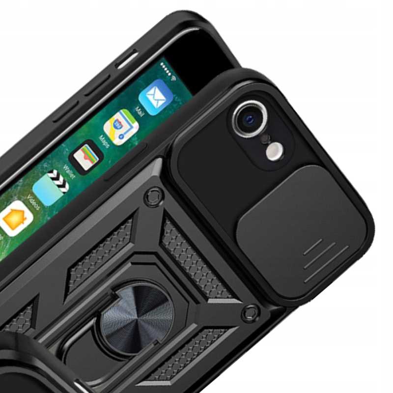 Spacecase Camring iPhone 7/8/SE black