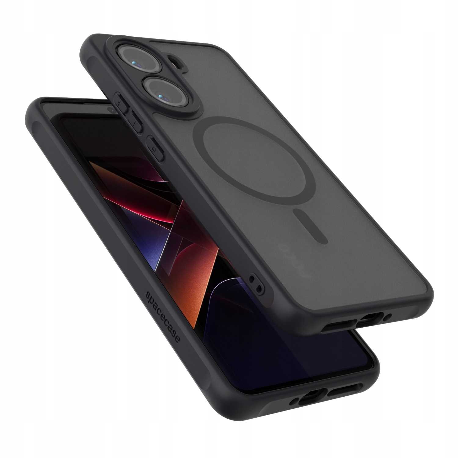 Spacecase Hybrid Mag Poco X7 Pro 5G black